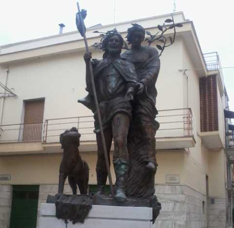 San Rocco, mai messo piede a Bari ma mezza provincia lo venera